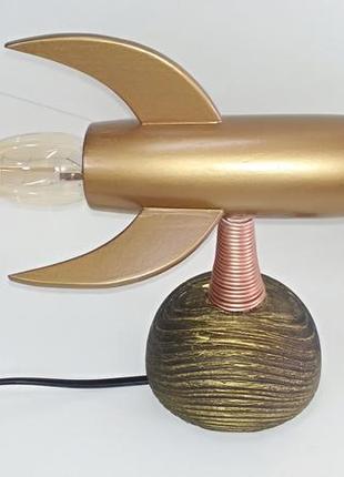 Лампа-ночник "ракета"2 фото