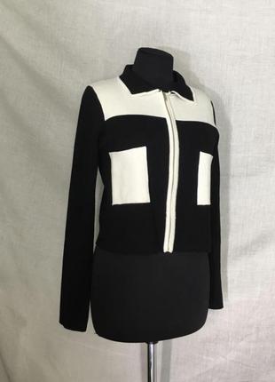 Zara кофта черно белая классическая4 фото