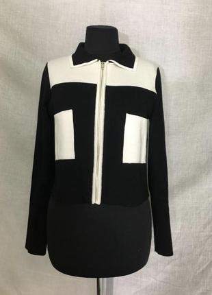 Zara кофта черно белая классическая3 фото
