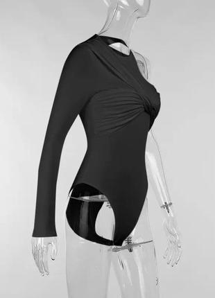 Боди с одним рукавом