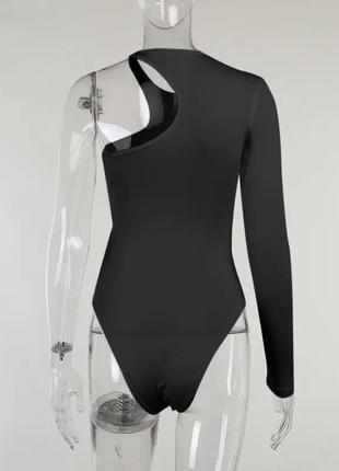 Боди с одним рукавом