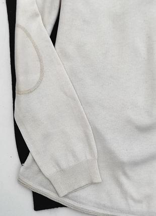Kooka рощай стильный свитер молочного цвета с шелком2 фото