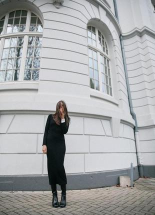 Облегающее платье interlock с открытой спиной от zara2 фото