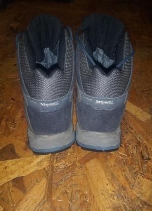 Шкіряні замшеві черевики ботінки не промокні meindl gore-tex6 фото