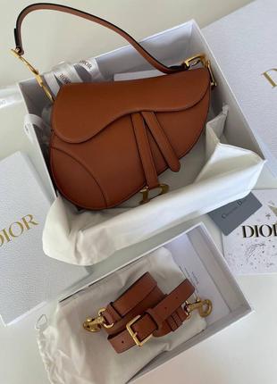 Ідеальна шкіряна сумка люкс в стилі dior saddle