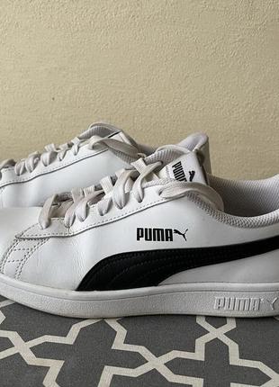 Кожаные кеды puma smash оригинал