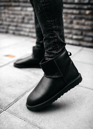 Чоловічі шкіряні уггі ugg classic mini