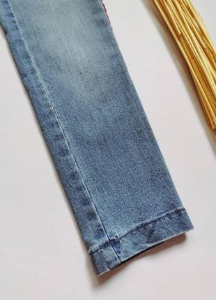 Джеггинсы для девочки джинсовые 128 см6 фото