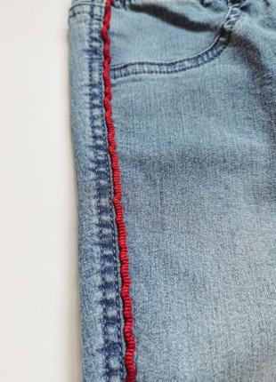 Джеггинсы для девочки джинсовые 128 см5 фото