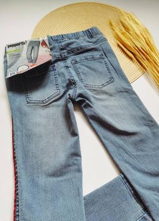 Джеггинсы для девочки джинсовые 128 см3 фото