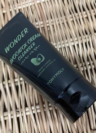 Tony moly wonder avocatox cream cleanser2 фото