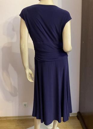 Якісне фіолетове плаття/l- xl/ brend linea4 фото