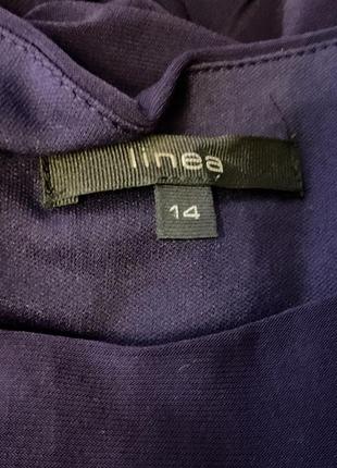 Якісне фіолетове плаття/l- xl/ brend linea5 фото