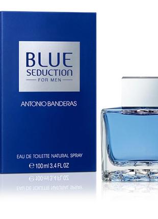 Чоловіча туалетна вода antonio banderas blue seduction for men 100 мл1 фото