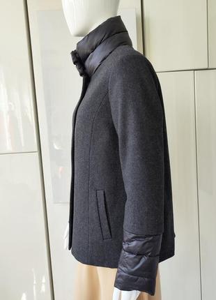 ♥️1+1=3♥️ more & more женское шерстяное пальто на стеганой подкладке4 фото