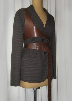 Ремінь шкіряний з портупеєю , асиметрична портупея бра , топ портупея з натуральної шкіри