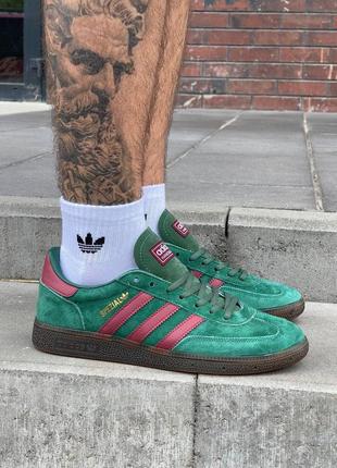 Мужские кроссовки адидас adidas handball spezial 'collegiate green burgundy'