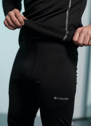 Термобелье мужское на флисе комплект теплое зимнее термо белье лыжная одежда штаны кофта набор9 фото