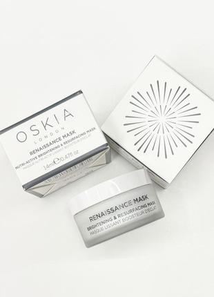 Восстанавливающая и осветляющая маска для лица oskia renaissance mask, 14 ml