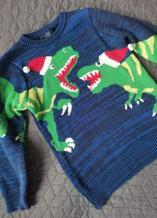 Кофта с драконами 2024 символ года новогодняя свитер