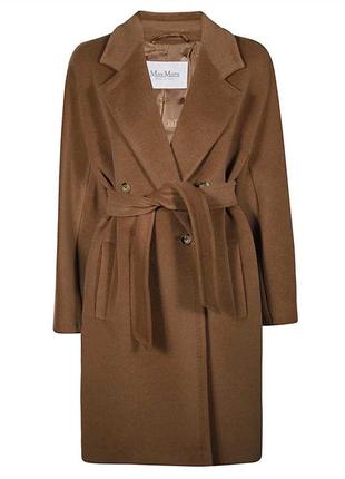 Теплое зимнее пальто max mara кашемир