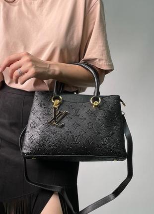 Повседневная черная женская сумка louis vuitton marvellous bag  известного бренда луи виттон люксова эко кожа