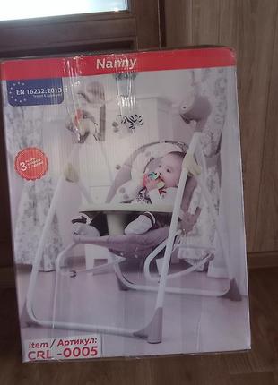 Колиска-гойдалка carrello nanny 3в1