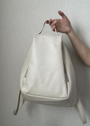 Стильний та вмісткий шкіряний рюкзак італія. кожаный рюкзак италия virginia conti genuine leather3 фото