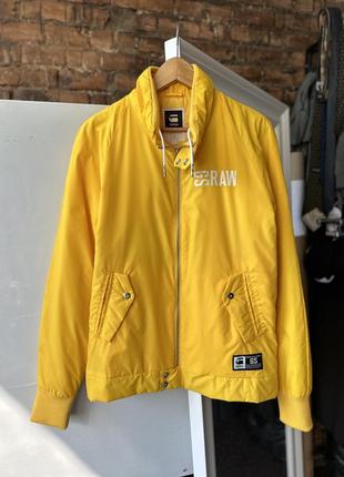 Дуже крута, оригінальна куртка g-star raw crockett yellow5 фото