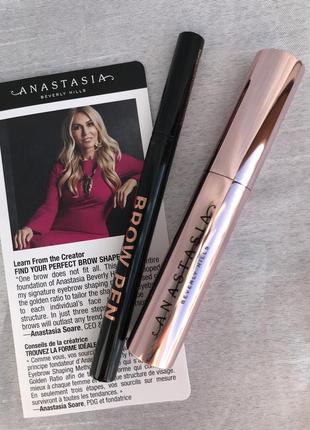 Anastasia beverly hills brow kit гель и олівец  для бровей7 фото