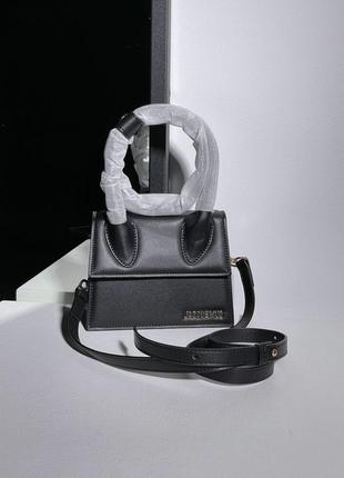 Кожаная сумка премиум. бренда jacquemus кожаный ремешок на плече6 фото