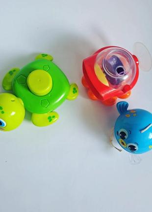 Hola toys набір для купання весела компанія- іграшка для ванної.4 фото