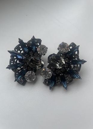 Сережки з камінням