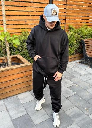Мужской зимне-осенний спортивный костюм oversize