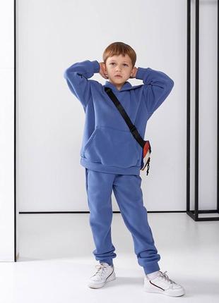 Дитячий теплий спортивний костюм для хлопчика та для дівчинки (унісекс)9 фото