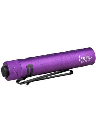 Ліхтар-брелок olight i5r eos. dragon & phoenix purple2 фото