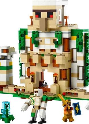 Конструктор lego minecraft фортеця залізний голем 868 деталей (21250)3 фото