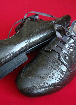 Туфли оксфорды clarks grey натур кожа 38 размер