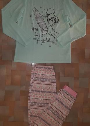 Теплый вязанный комплект, пижама primark-disney 14-15 лет 166см2 фото