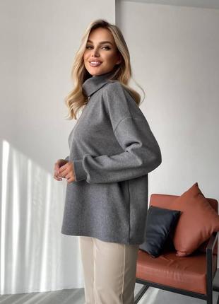 Женский очень мягкий и теплый свитер из ангоры рубчик размеры 42-563 фото