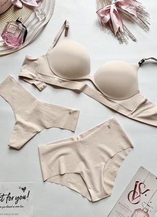 Комплект victoria’s secret набор набор белье виктория секрет белье виктория сикрет бра бюст лифчик бюстгальтер