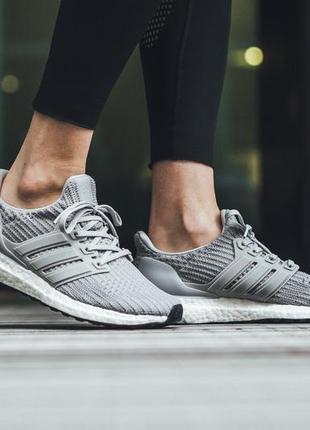 Кроссовки оригинал adidas ultra boost 4.0 "light grey" art. bb6167 беговые  — цена 2000 грн в каталоге Кроссовки ✓ Купить мужские вещи по доступной  цене на Шафе | Украина #34820670