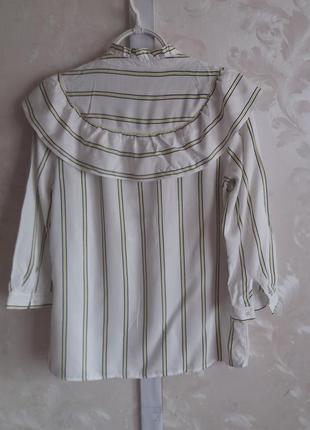 Вискозная блуза с рюшами2 фото