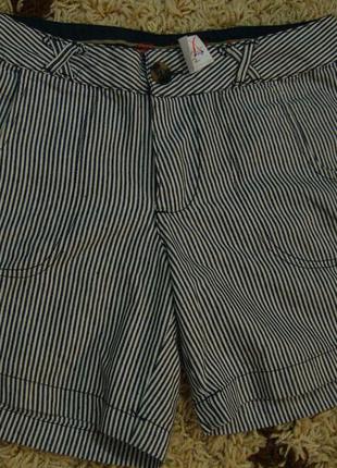 Летние шорты полосатые, моряцкие denim co, котоновые