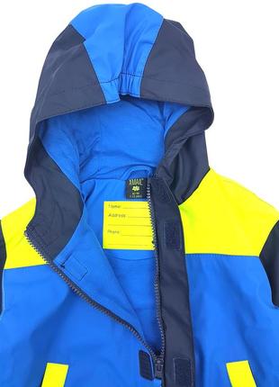 Прорезиненная куртка - дождевик для мальчика р. 80 - 86, x-mail, германия2 фото