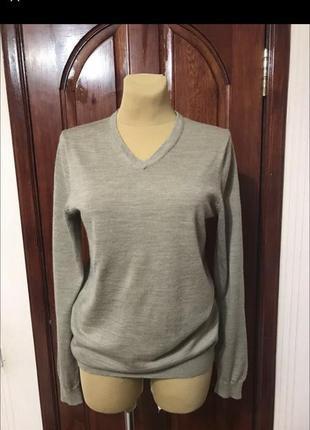 Натуральный свитер-пуловер от h&m 5