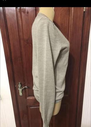 Светр-пуловер із мериносової шерсті 7