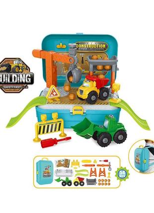 Набор строительная площадка в чемодане