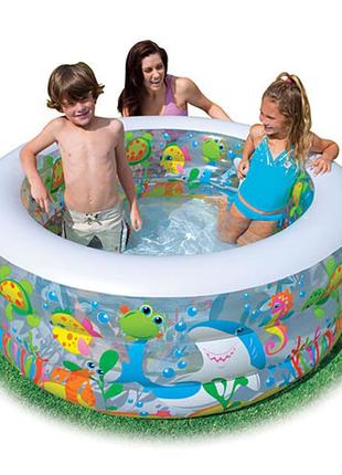 Детский надувной бассейн аквариум 58480 на 318 литров2 фото