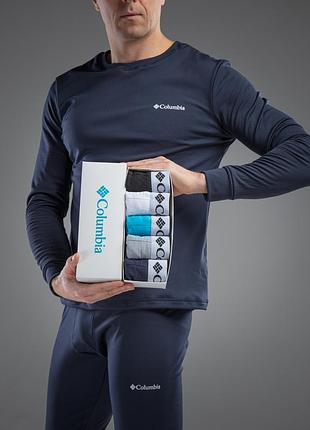 Термо белье коламбия + трусы 5шт мужские боксеры  боксеры columbia u78